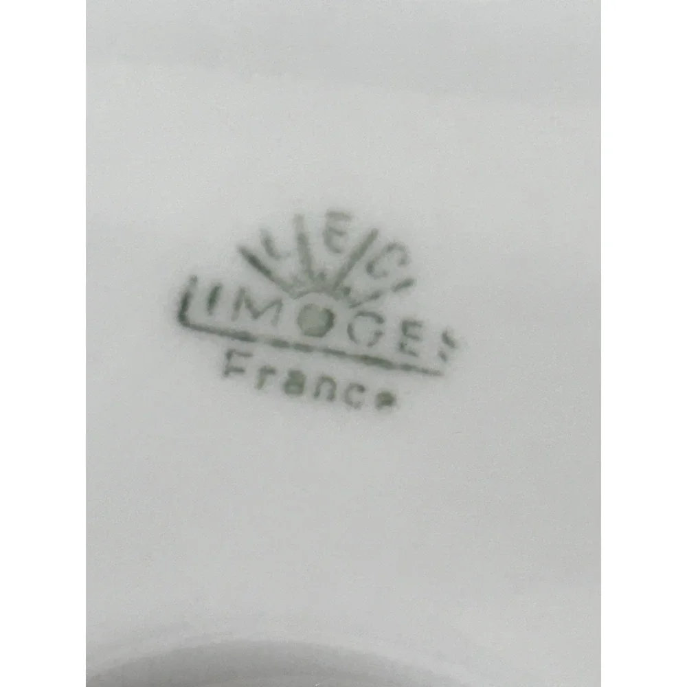 Limoges France Birds Of‎ Paradise Trinket Box Vanity Dresser Porcelain Square